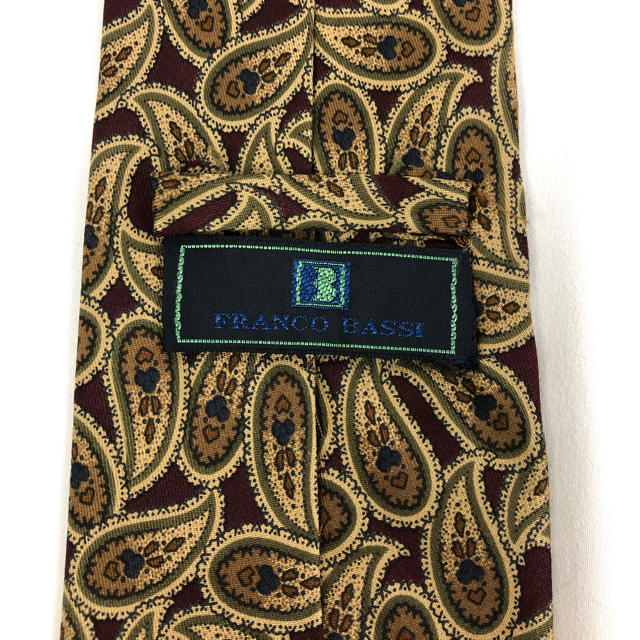 FRANCO BASSI(フランコバッシ)のフランコバッシ ペイズリー柄 ネクタイ メンズのファッション小物(ネクタイ)の商品写真