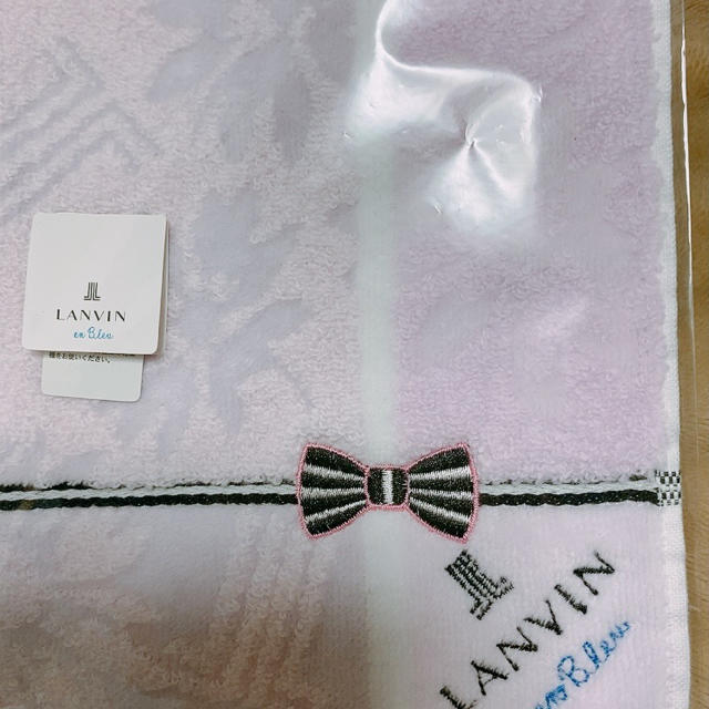 LANVIN en Bleu(ランバンオンブルー)のランバン LANVIN en Bleu タオルハンカチ  レディースのファッション小物(ハンカチ)の商品写真