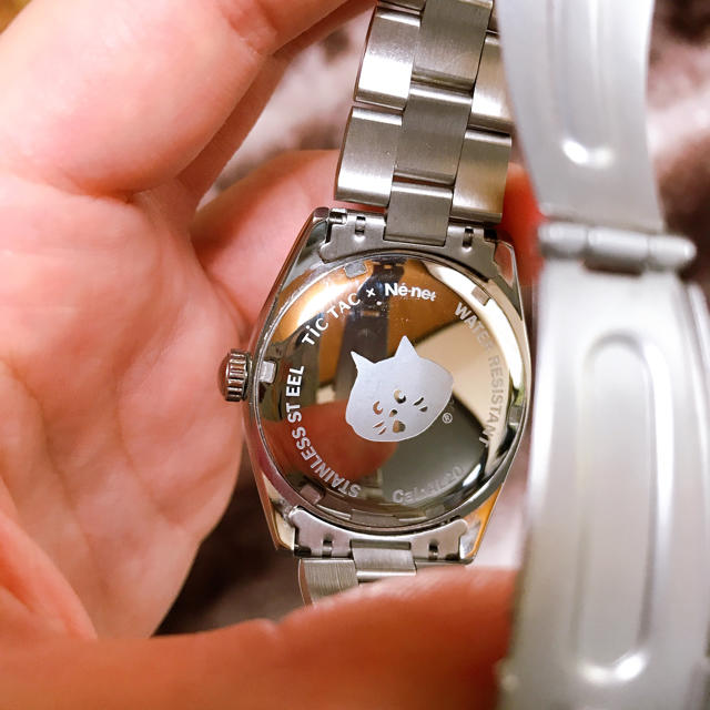 Ne-net(ネネット)のネネット にゃー めたるうおっち シルバー 腕時計 レディースのファッション小物(腕時計)の商品写真