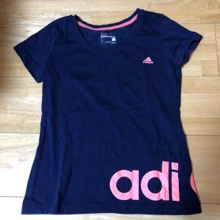 アディダス(adidas)のadidas  ネイビーTシャツ(Tシャツ(半袖/袖なし))