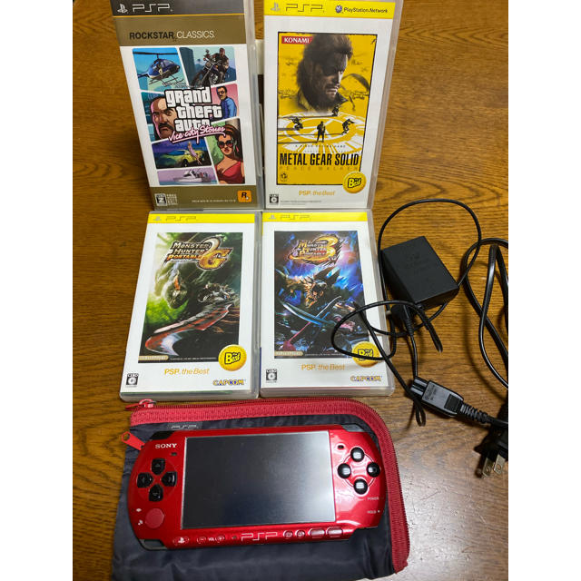 PlayStation Portable(プレイステーションポータブル)のPSP3000（PlayStation Portable 3000）おまけソフト エンタメ/ホビーのゲームソフト/ゲーム機本体(携帯用ゲーム機本体)の商品写真