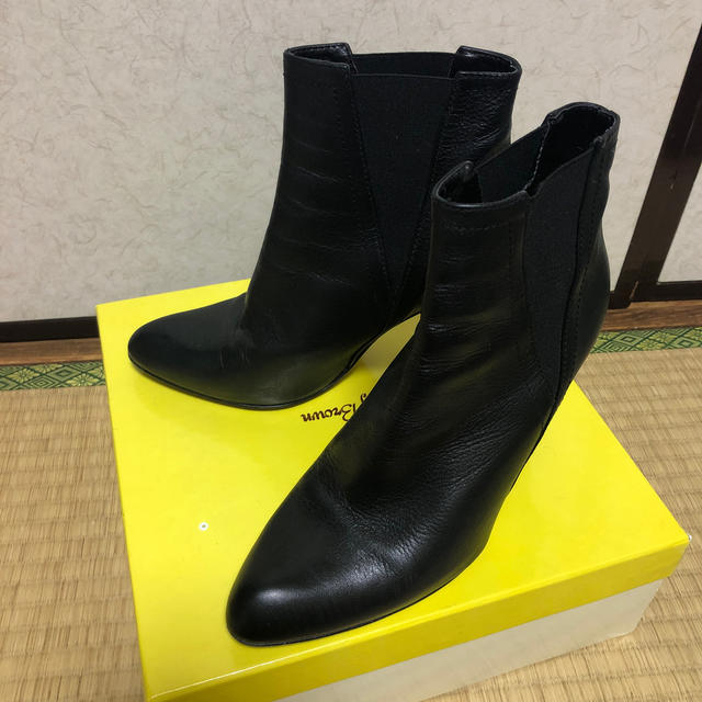 ZARA(ザラ)のZARA 36 ブーティ 本革 レディースの靴/シューズ(ブーティ)の商品写真