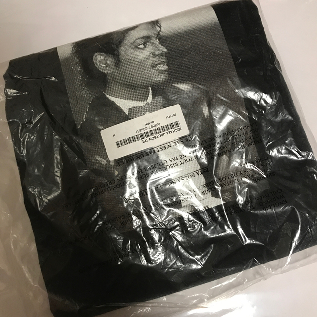 Supreme(シュプリーム)のsupreme michael jackson tee フォトT 黒　M メンズのトップス(Tシャツ/カットソー(半袖/袖なし))の商品写真