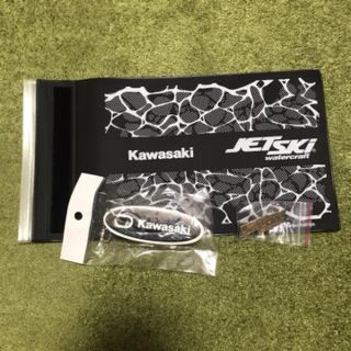 カワサキ(カワサキ)のkawasakiキーフロート 船検書入れ バッジ(その他)