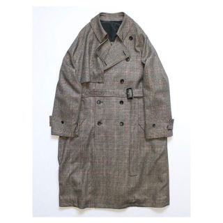 サンシー(SUNSEA)のstein LAY OVERSIZED OVERLAP COAT 19AW(トレンチコート)