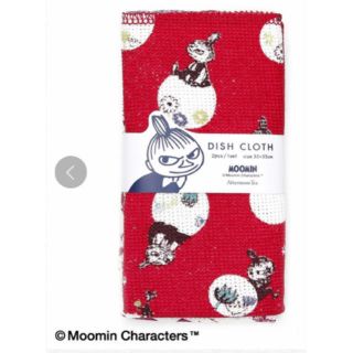 アフタヌーンティー(AfternoonTea)のMoomin×Afternoon Tea/ディッシュクロス レッド(収納/キッチン雑貨)