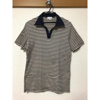 ポールスミス(Paul Smith)の○ポールスミス　ボーダー　開襟ポロシャツ　sizeL○Paul Smith(ポロシャツ)