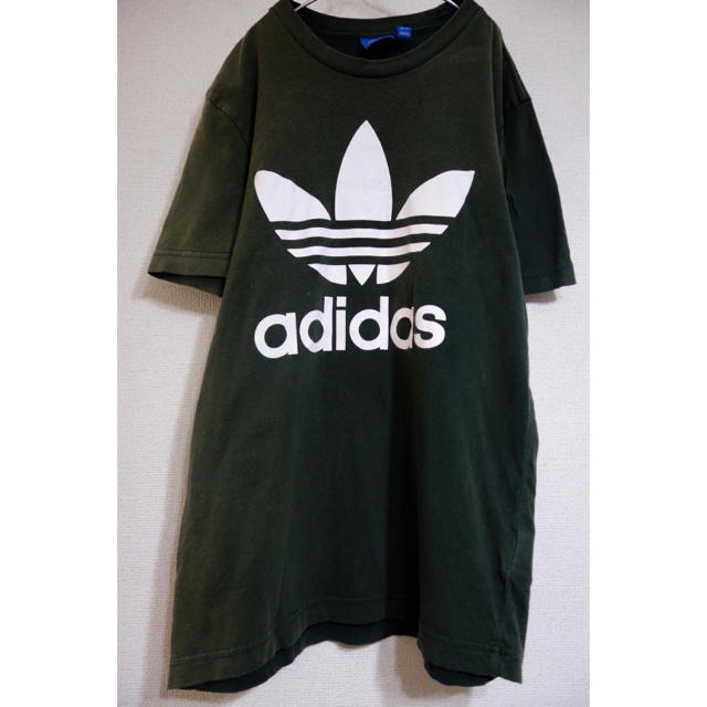 adidas(アディダス)のアディダス adidas Tシャツ 古着 緑  メンズのトップス(Tシャツ/カットソー(半袖/袖なし))の商品写真