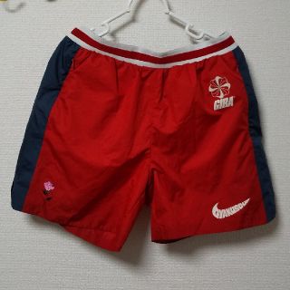 ナイキ(NIKE)のYY様専用ギャクソウハーフパンツ　レッド　Lサイズ　中古品(ウェア)