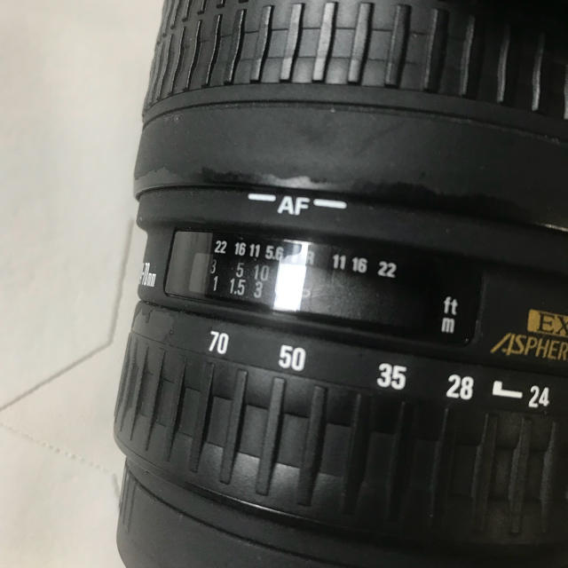 SIGMA(シグマ)のSIGMA 24-70mm F2.8 EX ASPHERICAL canon スマホ/家電/カメラのカメラ(レンズ(ズーム))の商品写真