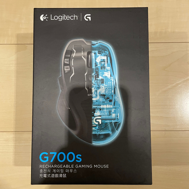 【お年玉セール特価】 未使用品 Logitech Logicool 充電式ゲーミングマウス G700s PC周辺機器