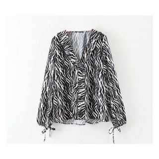 ザラ(ZARA)の1180★春新作 ゼブラ柄 ブラウス(シャツ/ブラウス(長袖/七分))