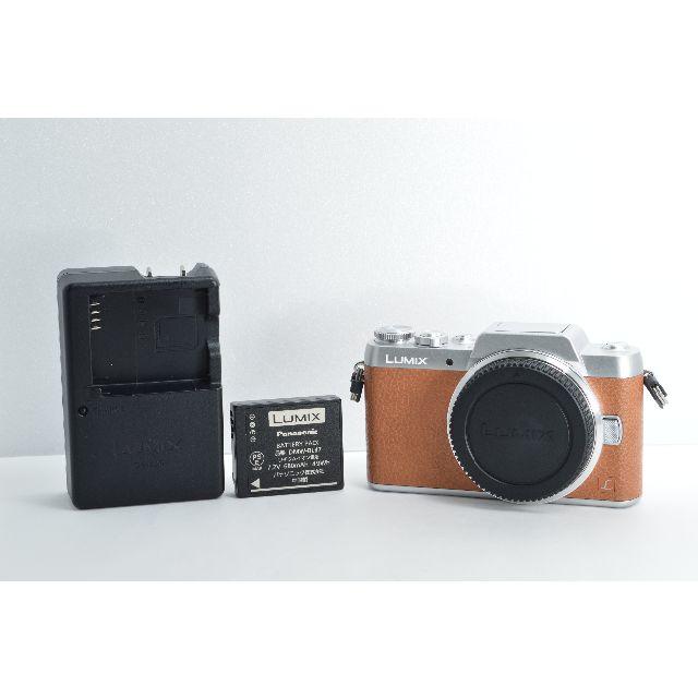 #1335 【美品】 パナソニック LUMIX DMC-GF7 ボディ ブラウン