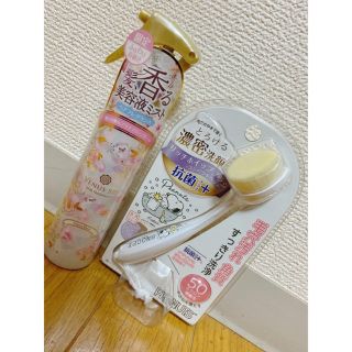 ヴィーナススパ ヘアフレグランス サクラ(150ml)&濃密洗顔セット(その他)