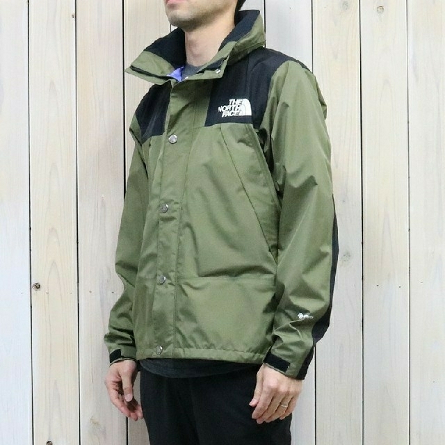 THE NORTH FACE(ザノースフェイス)の新品 NORTH FACE マウンテン レインテックス ジャケット Sサイズ 緑 メンズのジャケット/アウター(マウンテンパーカー)の商品写真