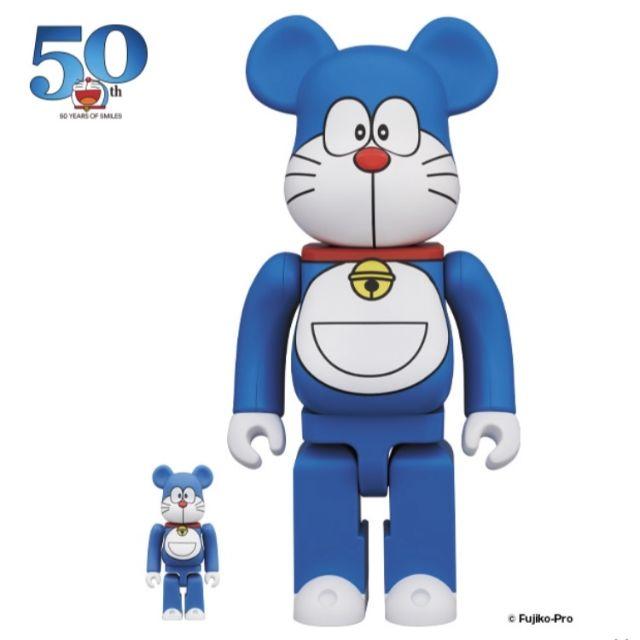 ドラえもん50周年記念 BE@RBRICK ドラえもん 100% & 400