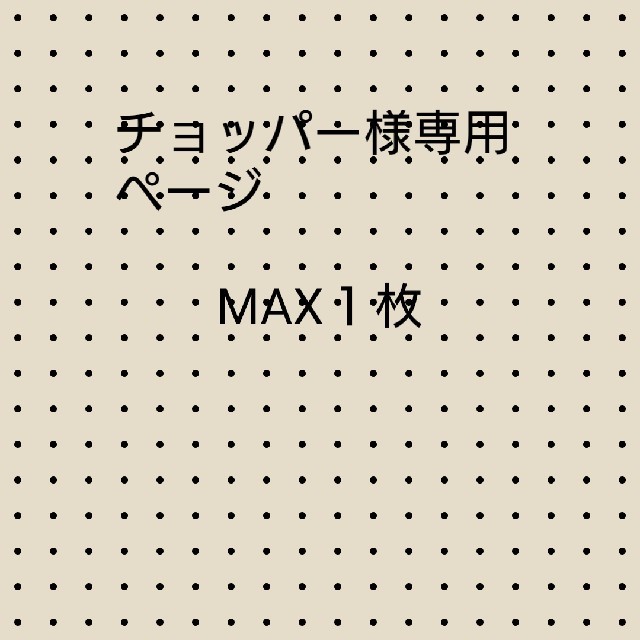 チョッパー様専用ページの通販 by てん's shop|ラクマ