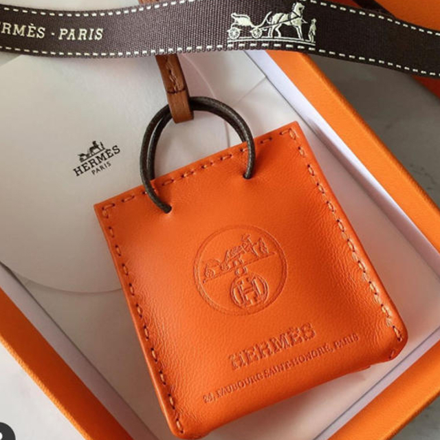 HERMES/限定出品 入手困難 ショッパーチャーム 新品 箱付