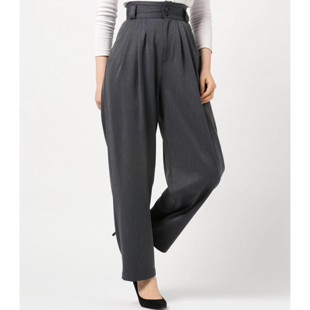 CLANE H/W TUCK PANTS