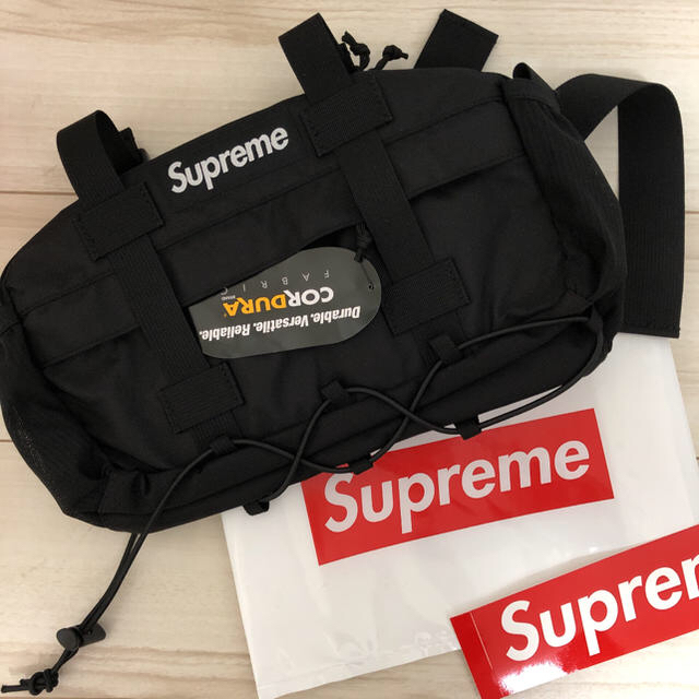 supreme waist bag 19aw 枯葉