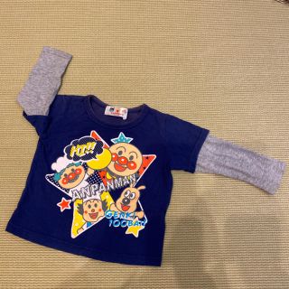 バンダイ(BANDAI)のアンパンマン　重ね着風　Tシャツ　ロンT   80(Ｔシャツ)