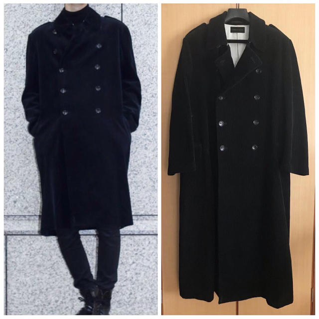 COMME des GARCONS HOMME PLUS(コムデギャルソンオムプリュス)のCOMME des GARÇONS corduroy long coat メンズのジャケット/アウター(トレンチコート)の商品写真