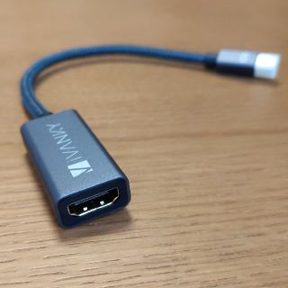 ◆未使用◆Mini DisplayPort-HDMI 変換アダプタ◆20cm◆(映像用ケーブル)