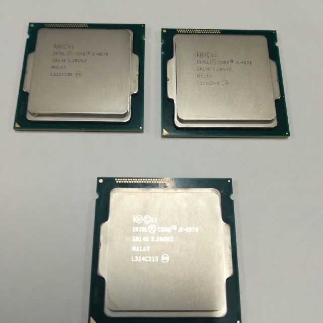 スター富士様専用】Intel Core i5-4570 3個セットの通販 by JAM-PAN's ...