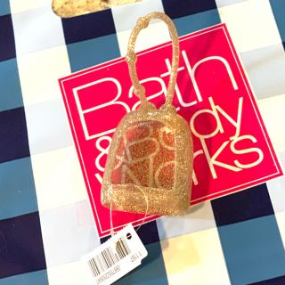 バスアンドボディーワークス(Bath & Body Works)のハンド除菌ジェル用ホルダー　ゴールドラメ(ハンドクリーム)