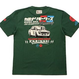 テッドマン(TEDMAN)のｶﾐﾅﾘﾓｰﾀｰｽ/510ﾌﾞﾙｰﾊﾞｰﾄﾞ/Tｼｬﾂ/緑/kmt-205(Tシャツ/カットソー(半袖/袖なし))