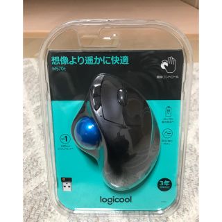 ★美品・ジャンク★ワイアレスマウス　logicool トラックボール　M570(PC周辺機器)