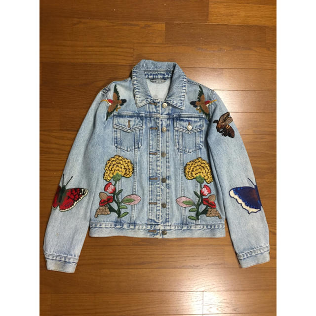 代引可】 Gucci - たまごさん専用 本物 GUCCI グッチ デニム 刺繍 G
