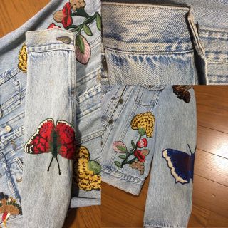 Gucci - たまごさん専用 本物 GUCCI グッチ デニム 刺繍 Gジャン 38