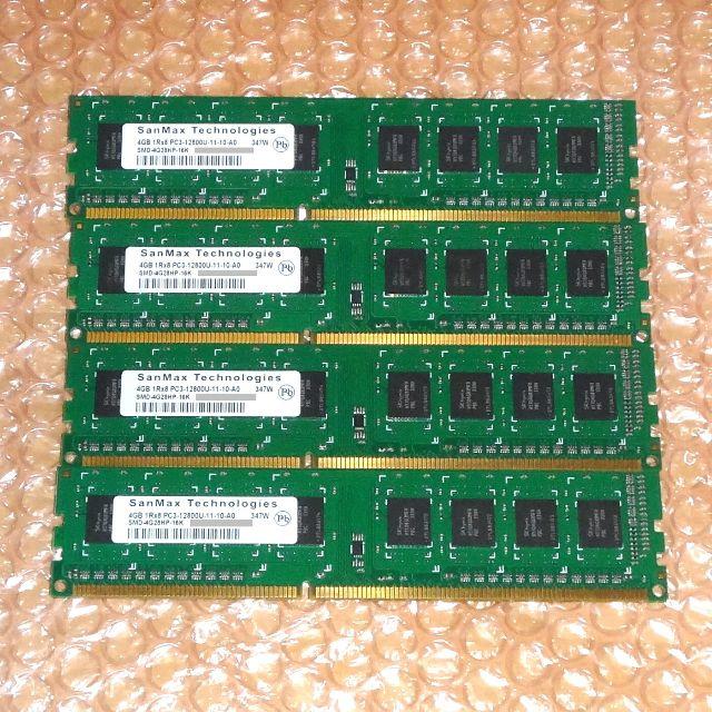 SanMax DDR3-1600 16GB 4GBx4