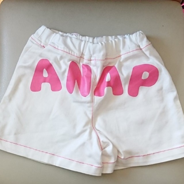 ANAP Kids(アナップキッズ)のANAP kids 3分丈 パンツ 110㎝ キッズ/ベビー/マタニティのキッズ服女の子用(90cm~)(パンツ/スパッツ)の商品写真