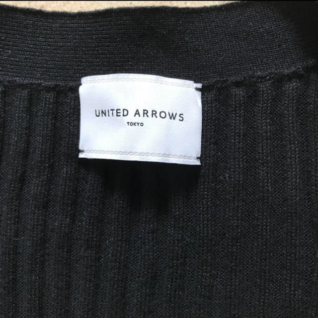 UNITED ARROWS(ユナイテッドアローズ)のユナイテッドアローズ UNITED ARROWS リブ ロングカーディガン レディースのトップス(カーディガン)の商品写真