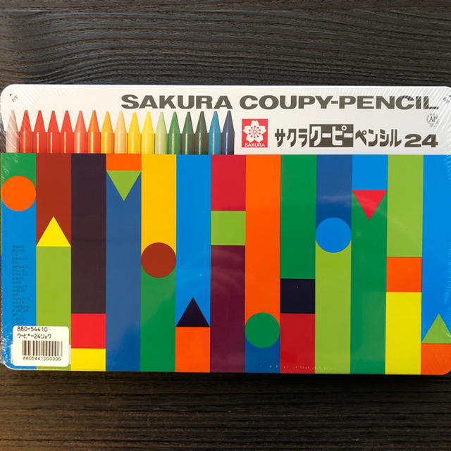 サクラクレパス(サクラクレパス)のクーピーペンシル　24色 エンタメ/ホビーのアート用品(色鉛筆)の商品写真