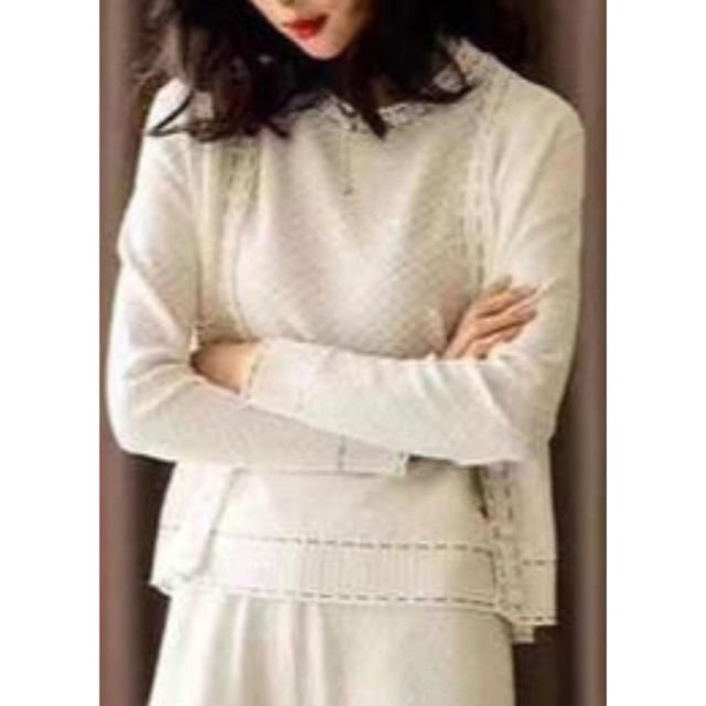 M'S GRACY(エムズグレイシー)の超美品　素敵な半袖セーター レディースのトップス(ニット/セーター)の商品写真