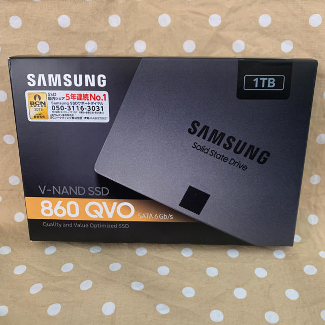 新品未開封 Samsung　860 QVO MZ-76Q1T0B 1TB SSD