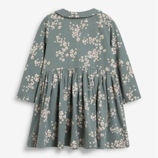 NEXT(ネクスト)のNEXT 小花柄ワンピース グリーン 6-7y キッズ/ベビー/マタニティのキッズ服女の子用(90cm~)(ワンピース)の商品写真