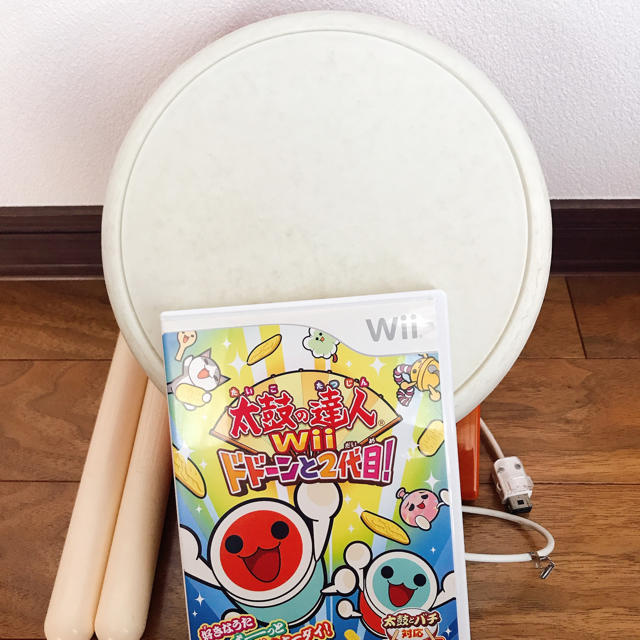 BANDAI(バンダイ)の値下げ♪ 太鼓の達人　wii  ドドーンと2代目 エンタメ/ホビーのゲームソフト/ゲーム機本体(家庭用ゲームソフト)の商品写真