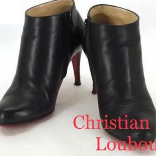 クリスチャンルブタン(Christian Louboutin)のクリスチャン ルブタン レディース ショート ブーツ サイズ36（22.0cm)(ブーツ)