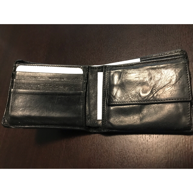 Balenciaga(バレンシアガ)のバレンシアガ  二つ折り財布　ブラック メンズのファッション小物(折り財布)の商品写真