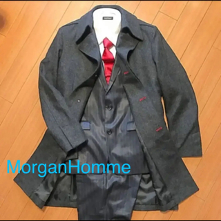 モルガンオム(MORGAN HOMME)の美品［MORGAN HOMME］コート(トレンチコート)