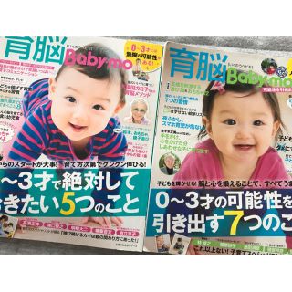 シュフトセイカツシャ(主婦と生活社)の育脳Ｂａｂｙ－ｍｏ 2冊セット！(結婚/出産/子育て)