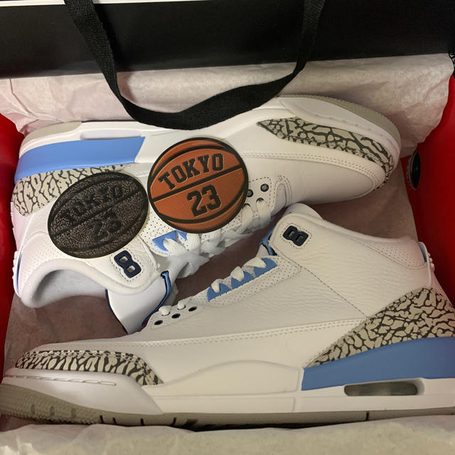 Nike air Jordan 3 UNC 29cm