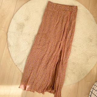 トゥデイフル(TODAYFUL)のTODAYFUL Flower Slit Skirt  フラワー　スカート (ロングスカート)