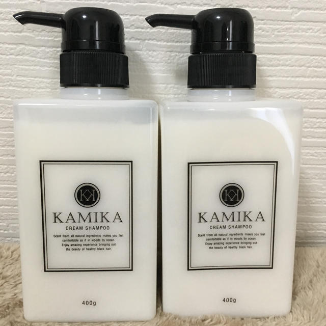 カミカ オールインワンクリームシャンプー KAMIKA 400g   2セット コスメ/美容のヘアケア/スタイリング(シャンプー)の商品写真