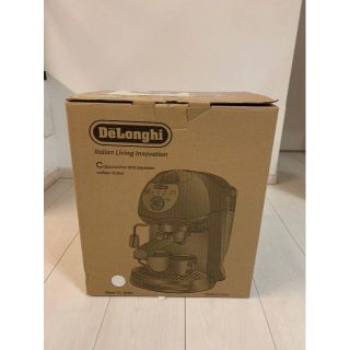 デロンギ(DeLonghi)の【未使用】DELONGHI  　エスプレッソメーカー　EC200N-W【箱付き】(エスプレッソマシン)