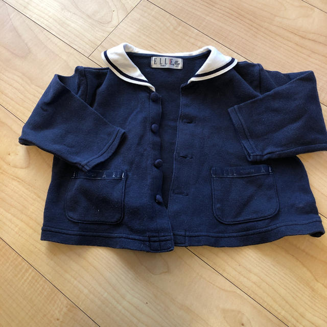 ELLE(エル)のカーディガン キッズ/ベビー/マタニティのキッズ服女の子用(90cm~)(カーディガン)の商品写真